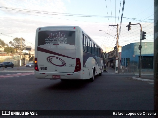 Ação Transportes e Turismo 490 na cidade de São Paulo, São Paulo, Brasil, por Rafael Lopes de Oliveira. Número da foto: #6023826.