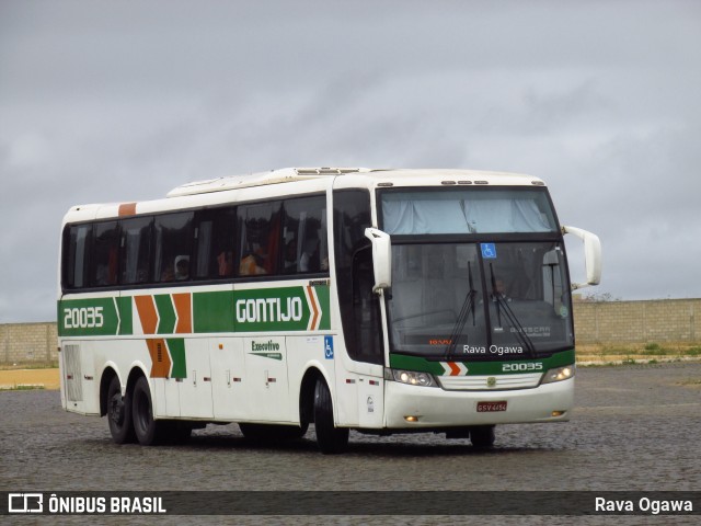 Empresa Gontijo de Transportes 20035 na cidade de Vitória da Conquista, Bahia, Brasil, por Rava Ogawa. ID da foto: 6024750.