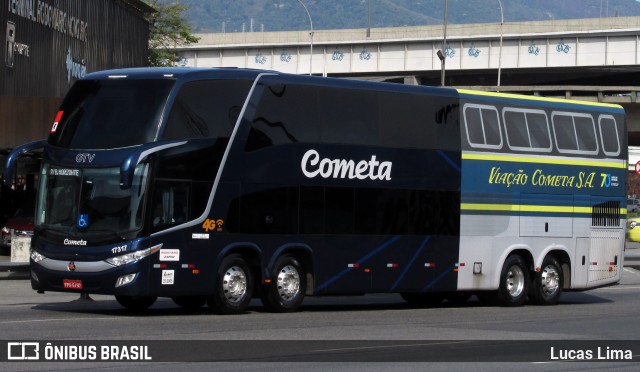Viação Cometa 17317 na cidade de Rio de Janeiro, Rio de Janeiro, Brasil, por Lucas Lima. Número da foto: #6024719.