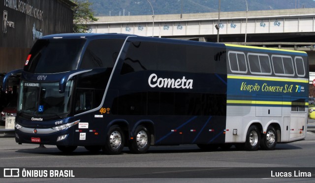 Viação Cometa 17317 na cidade de Rio de Janeiro, Rio de Janeiro, Brasil, por Lucas Lima. ID da foto: 6024719.