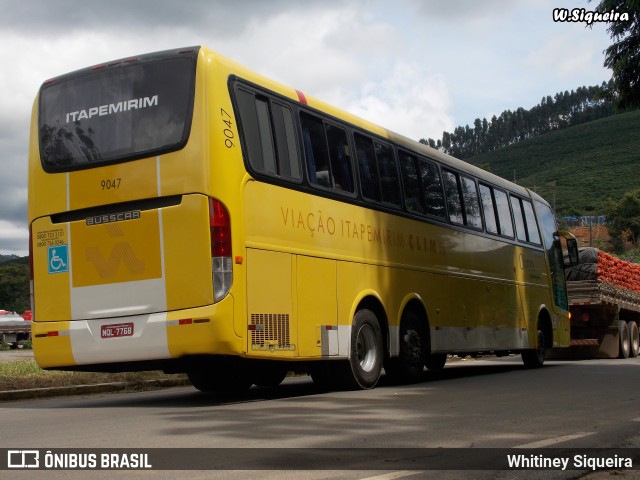 Viação Itapemirim 9047 na cidade de Manhuaçu, Minas Gerais, Brasil, por Whitiney Siqueira. ID da foto: 6025122.