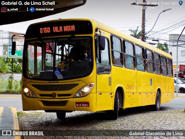Transtusa - Transporte e Turismo Santo Antônio 1119 na cidade de Joinville, Santa Catarina, Brasil, por Gabriel Giacomin de Lima. Número da foto: #6024598.