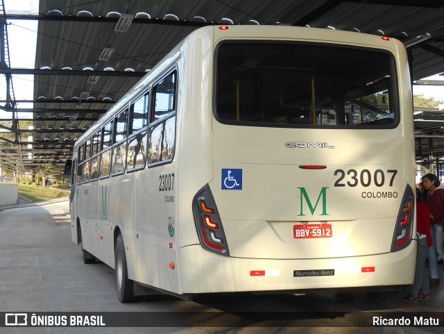 Viação Colombo 23007 na cidade de Curitiba, Paraná, Brasil, por Ricardo Matu. Número da foto: #6024398.