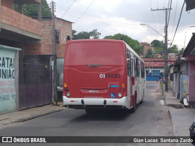 Rondônia Transportes 0112025 na cidade de Manaus, Amazonas, Brasil, por Gian Lucas  Santana Zardo. ID da foto: 6026065.