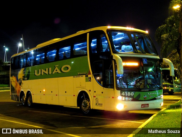 Empresa União de Transportes 4180 na cidade de Florianópolis, Santa Catarina, Brasil, por Matheus Souza. Número da foto: #6026786.