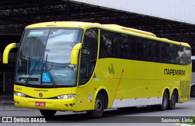 Viação Itapemirim 8643 na cidade de Vitória, Espírito Santo, Brasil, por Saimom  Lima. Número da foto: #6025883.