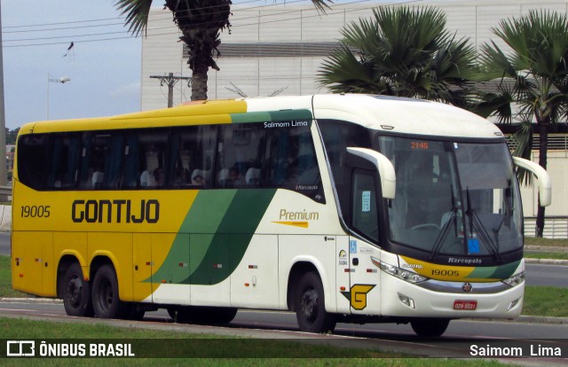 Empresa Gontijo de Transportes 19005 na cidade de Vitória, Espírito Santo, Brasil, por Saimom  Lima. ID da foto: 6025857.