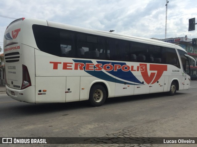 Viação Teresópolis RJ 203.068 na cidade de Rio das Ostras, Rio de Janeiro, Brasil, por Lucas Oliveira. ID da foto: 6025812.