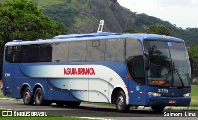 Viação Águia Branca 31380 na cidade de Vitória, Espírito Santo, Brasil, por Saimom  Lima. ID da foto: 6025870.