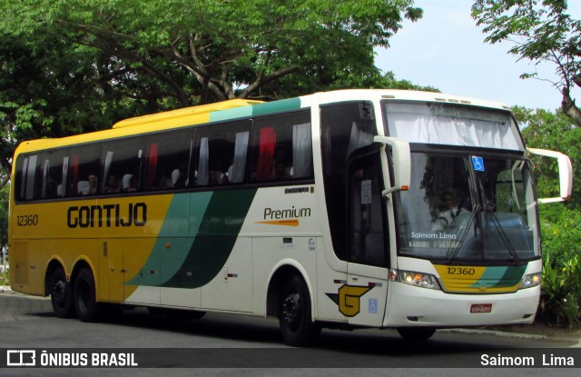 Empresa Gontijo de Transportes 12360 na cidade de Vitória, Espírito Santo, Brasil, por Saimom  Lima. ID da foto: 6025845.