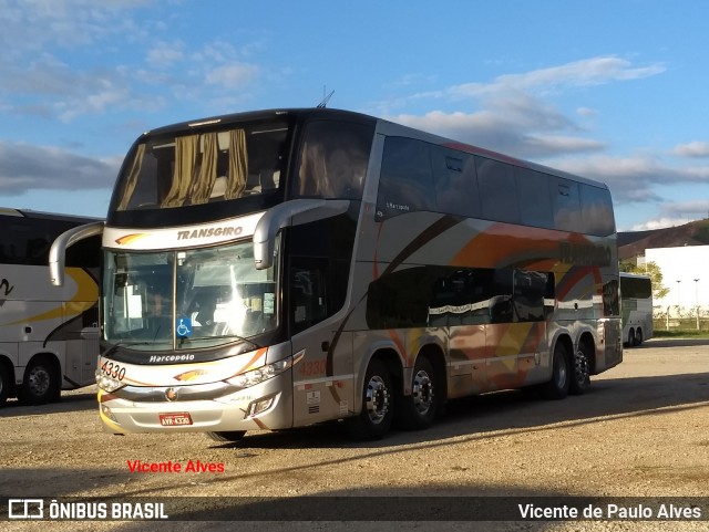 Transgiro Turismo 4330 na cidade de Aparecida, São Paulo, Brasil, por Vicente de Paulo Alves. Número da foto: #6026095.