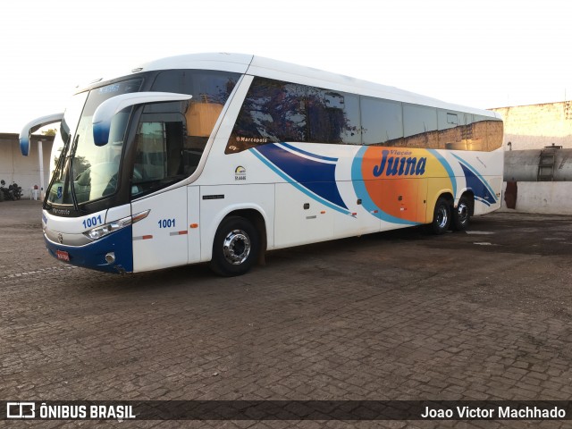 Viação Juína 1001 na cidade de Cuiabá, Mato Grosso, Brasil, por Joao Victor Machhado. Número da foto: #6026806.