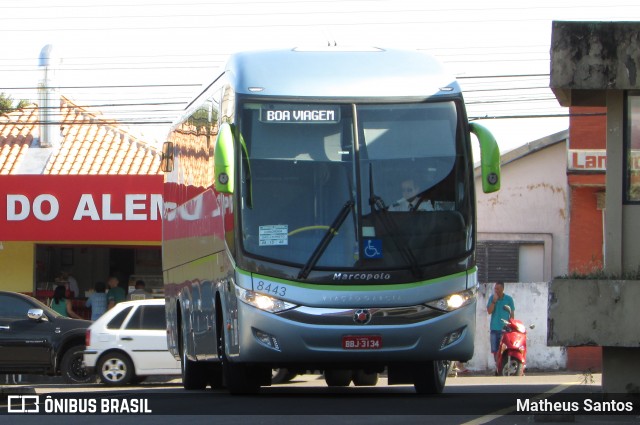 Viação Garcia 8443 na cidade de Presidente Prudente, São Paulo, Brasil, por Matheus Santos. Número da foto: #6026863.