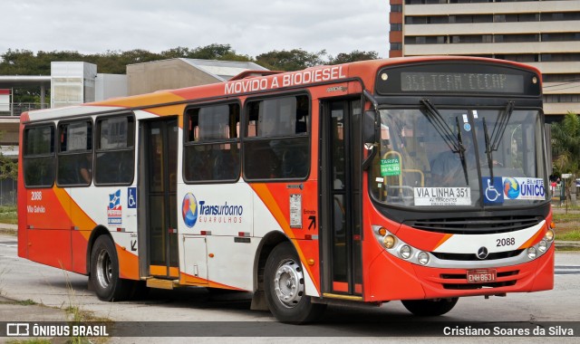 Empresa de Ônibus Vila Galvão 2088 na cidade de Guarulhos, São Paulo, Brasil, por Cristiano Soares da Silva. ID da foto: 5976340.