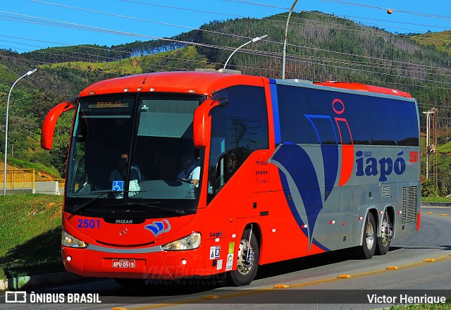 Viação Santana Iapó 2501 na cidade de Aparecida, São Paulo, Brasil, por Victor Henrique. ID da foto: 5976889.