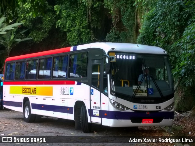 Breda Transportes e Serviços 4307 na cidade de Santos, São Paulo, Brasil, por Adam Xavier Rodrigues Lima. ID da foto: 5975940.