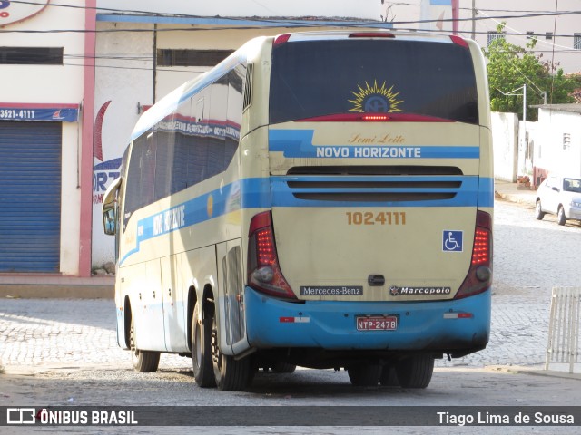 Viação Novo Horizonte 1024111 na cidade de Januária, Minas Gerais, Brasil, por Tiago Lima de Sousa. Número da foto: #5977048.