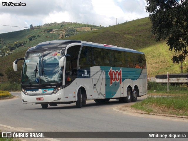 Auto Viação 1001 RJ 108.1085 na cidade de Manhuaçu, Minas Gerais, Brasil, por Whitiney Siqueira. Número da foto: #5975836.