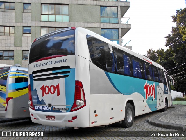 Auto Viação 1001 RJ 108.605 na cidade de Petrópolis, Rio de Janeiro, Brasil, por Zé Ricardo Reis. ID da foto: 5976644.