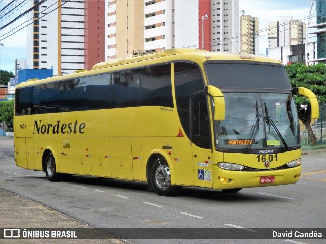 Viação Nordeste 1601 na cidade de Fortaleza, Ceará, Brasil, por David Candéa. ID da foto: 5976037.