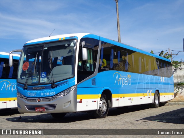 Viação Nossa Senhora do Amparo RJ 186.076 na cidade de Maricá, Rio de Janeiro, Brasil, por Lucas Lima. ID da foto: 5976262.