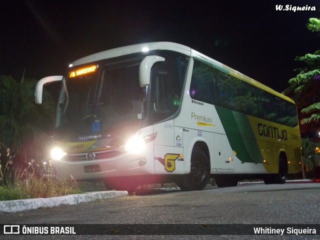 Empresa Gontijo de Transportes 7040 na cidade de Vitória, Espírito Santo, Brasil, por Whitiney Siqueira. ID da foto: 5975899.