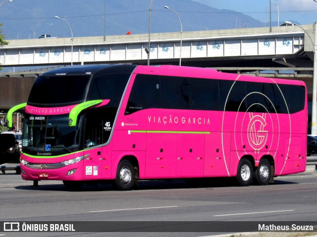 Viação Garcia 7249 na cidade de Rio de Janeiro, Rio de Janeiro, Brasil, por Matheus Souza. ID da foto: 5977336.