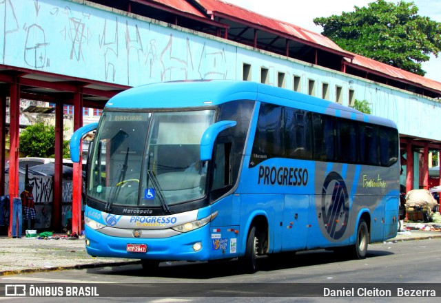 Auto Viação Progresso 6480 na cidade de Recife, Pernambuco, Brasil, por Daniel Cleiton  Bezerra. ID da foto: 5975351.