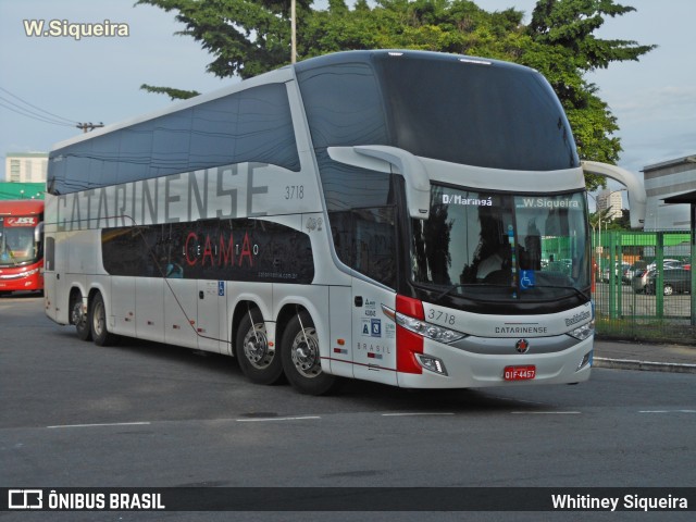 Auto Viação Catarinense 3718 na cidade de São Paulo, São Paulo, Brasil, por Whitiney Siqueira. Número da foto: #5976093.