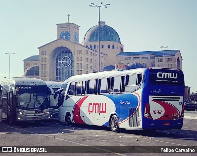 CMW Transportes 1072 na cidade de Aparecida, São Paulo, Brasil, por Felipe Carvalho. ID da foto: 6027085.