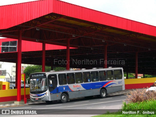 BBTT - Benfica Barueri Transporte e Turismo 1217 na cidade de Itapevi, São Paulo, Brasil, por Nerilton F.  ônibus. ID da foto: 5977961.