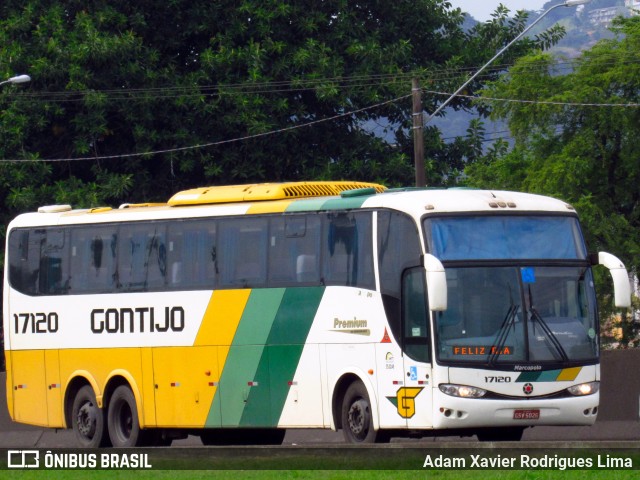 Empresa Gontijo de Transportes 17120 na cidade de Santos, São Paulo, Brasil, por Adam Xavier Rodrigues Lima. Número da foto: #5978034.