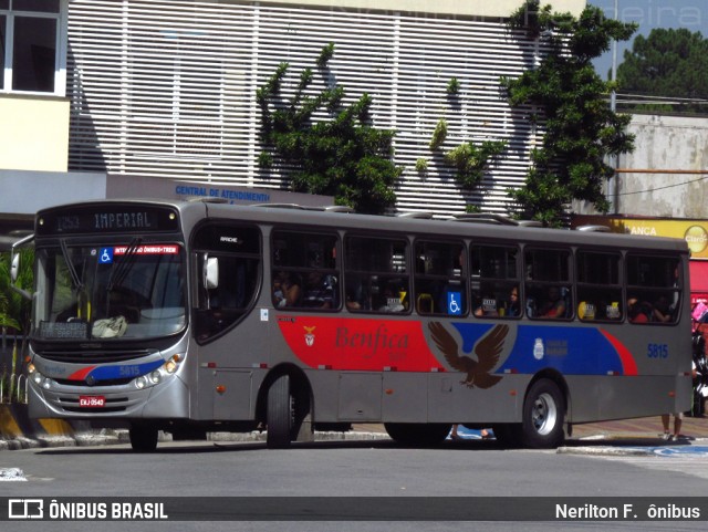 BBTT - Benfica Barueri Transporte e Turismo 5815 na cidade de Barueri, São Paulo, Brasil, por Nerilton F.  ônibus. ID da foto: 5977929.