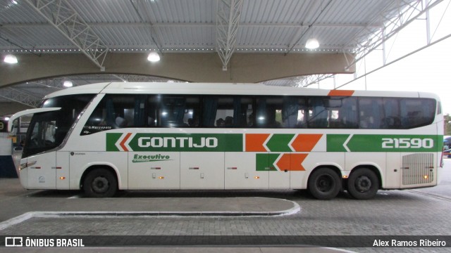 Empresa Gontijo de Transportes 21590 na cidade de Taubaté, São Paulo, Brasil, por Alex Ramos Ribeiro. Número da foto: #5979112.