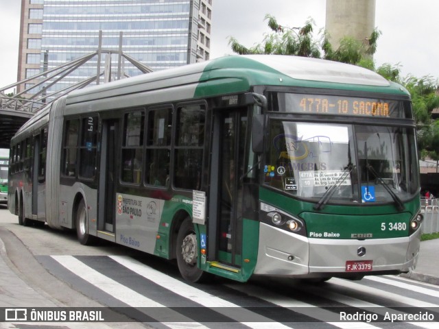 Via Sul Transportes Urbanos 5 3480 na cidade de São Paulo, São Paulo, Brasil, por Rodrigo  Aparecido. Número da foto: #5978654.