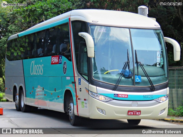 Empresa de Ônibus Nossa Senhora da Penha 50020 na cidade de São Paulo, São Paulo, Brasil, por Guilherme Estevan. ID da foto: 5980588.