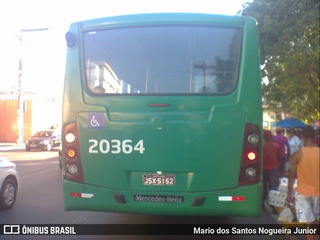 OT Trans - Ótima Salvador Transportes 20364 na cidade de Salvador, Bahia, Brasil, por Mario dos Santos Nogueira Junior. ID da foto: 5980730.