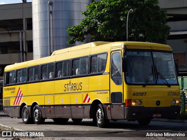 Viação Itapemirim 40087 na cidade de Rio de Janeiro, Rio de Janeiro, Brasil, por Adriano Minervino. ID da foto: 5979661.