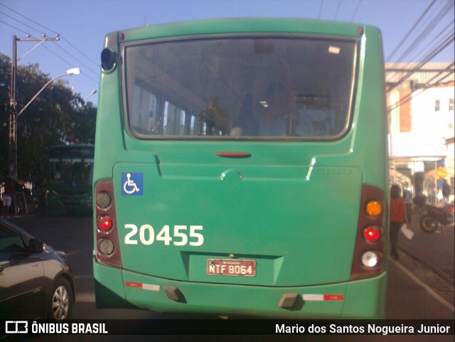 OT Trans - Ótima Salvador Transportes 20455 na cidade de Salvador, Bahia, Brasil, por Mario dos Santos Nogueira Junior. Número da foto: #5980688.