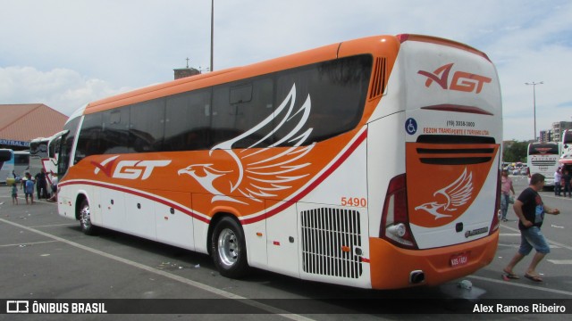AGT Turismo 5490 na cidade de Aparecida, São Paulo, Brasil, por Alex Ramos Ribeiro. Número da foto: #5980962.