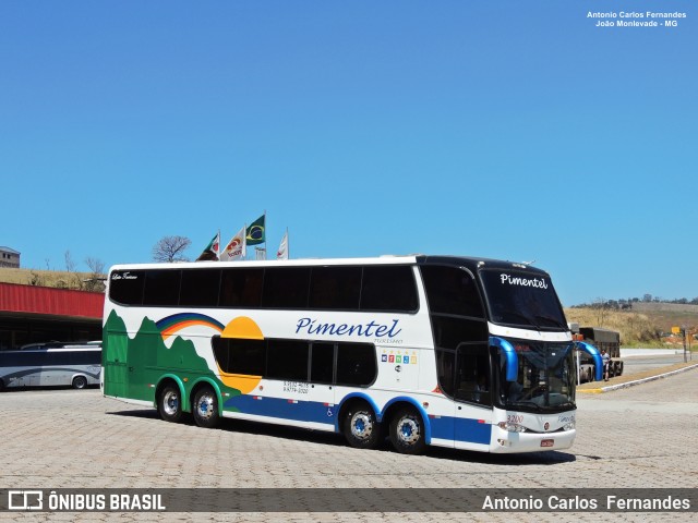 Pimentel Turismo 3200 na cidade de João Monlevade, Minas Gerais, Brasil, por Antonio Carlos Fernandes. ID da foto: 5979445.