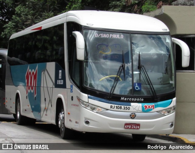 Auto Viação 1001 RJ 108.350 na cidade de São Paulo, São Paulo, Brasil, por Rodrigo  Aparecido. Número da foto: #5980169.