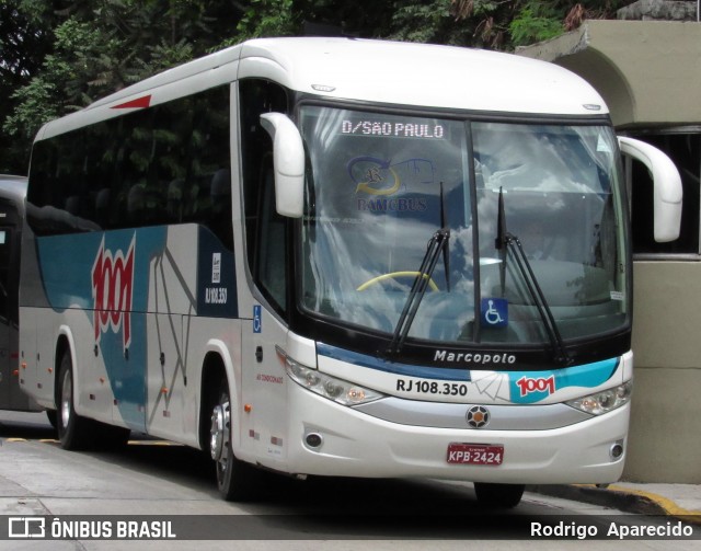 Auto Viação 1001 RJ 108.350 na cidade de São Paulo, São Paulo, Brasil, por Rodrigo  Aparecido. ID da foto: 5980169.