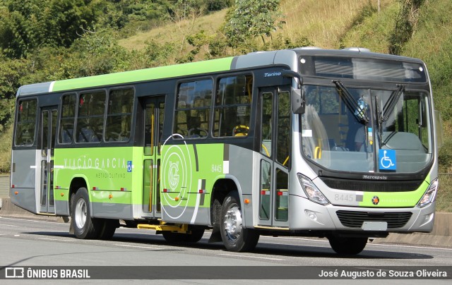 Viação Garcia 8445 na cidade de Piraí, Rio de Janeiro, Brasil, por José Augusto de Souza Oliveira. ID da foto: 5980084.