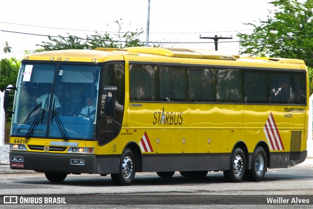 Viação Itapemirim 44019 na cidade de Aracaju, Sergipe, Brasil, por Weiller Alves. ID da foto: 5982461.