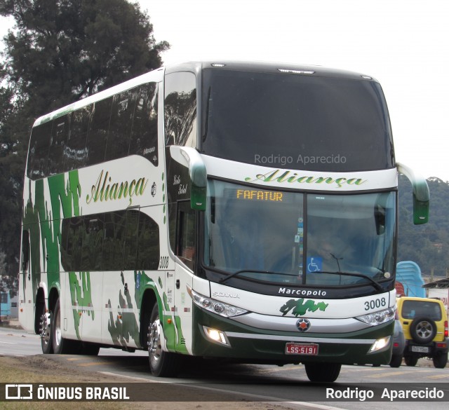 Aliança Turismo 3008 na cidade de Conselheiro Lafaiete, Minas Gerais, Brasil, por Rodrigo  Aparecido. ID da foto: 5983081.