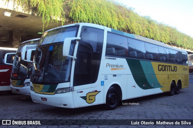 Empresa Gontijo de Transportes 12305 na cidade de Belo Horizonte, Minas Gerais, Brasil, por Luiz Otavio Matheus da Silva. ID da foto: 5982630.