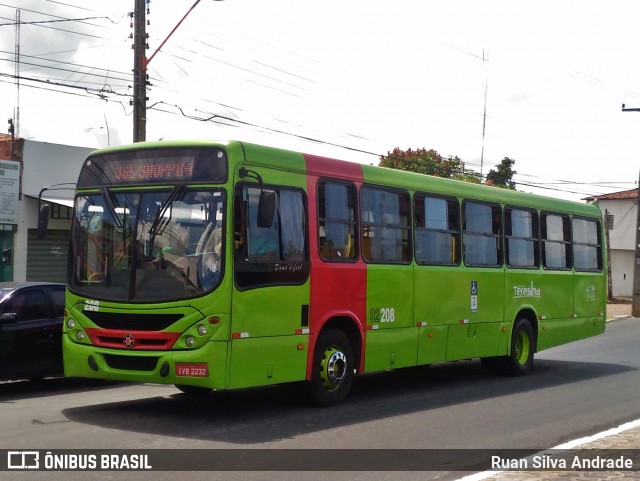 Transporte Coletivo Cidade Verde 02208 na cidade de Teresina, Piauí, Brasil, por Ruan Silva Andrade. Número da foto: #5982156.