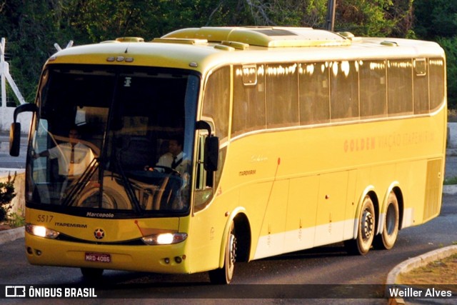 Viação Itapemirim 5517 na cidade de Aracaju, Sergipe, Brasil, por Weiller Alves. ID da foto: 5982234.