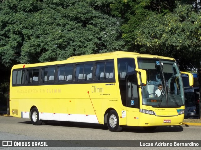 Viação Itapemirim 9703 na cidade de São Paulo, São Paulo, Brasil, por Lucas Adriano Bernardino. ID da foto: 5982407.